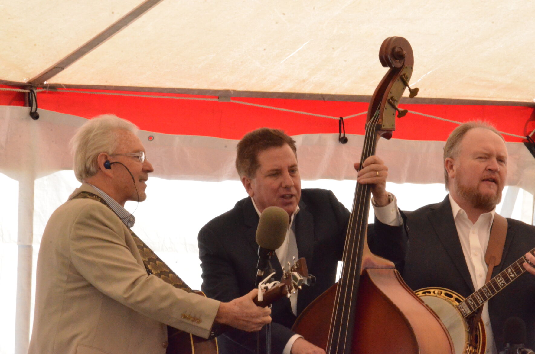 The Primitive Quartet were the final group to perform at Harmony Hill Music Festival in Harmony on Saturday.